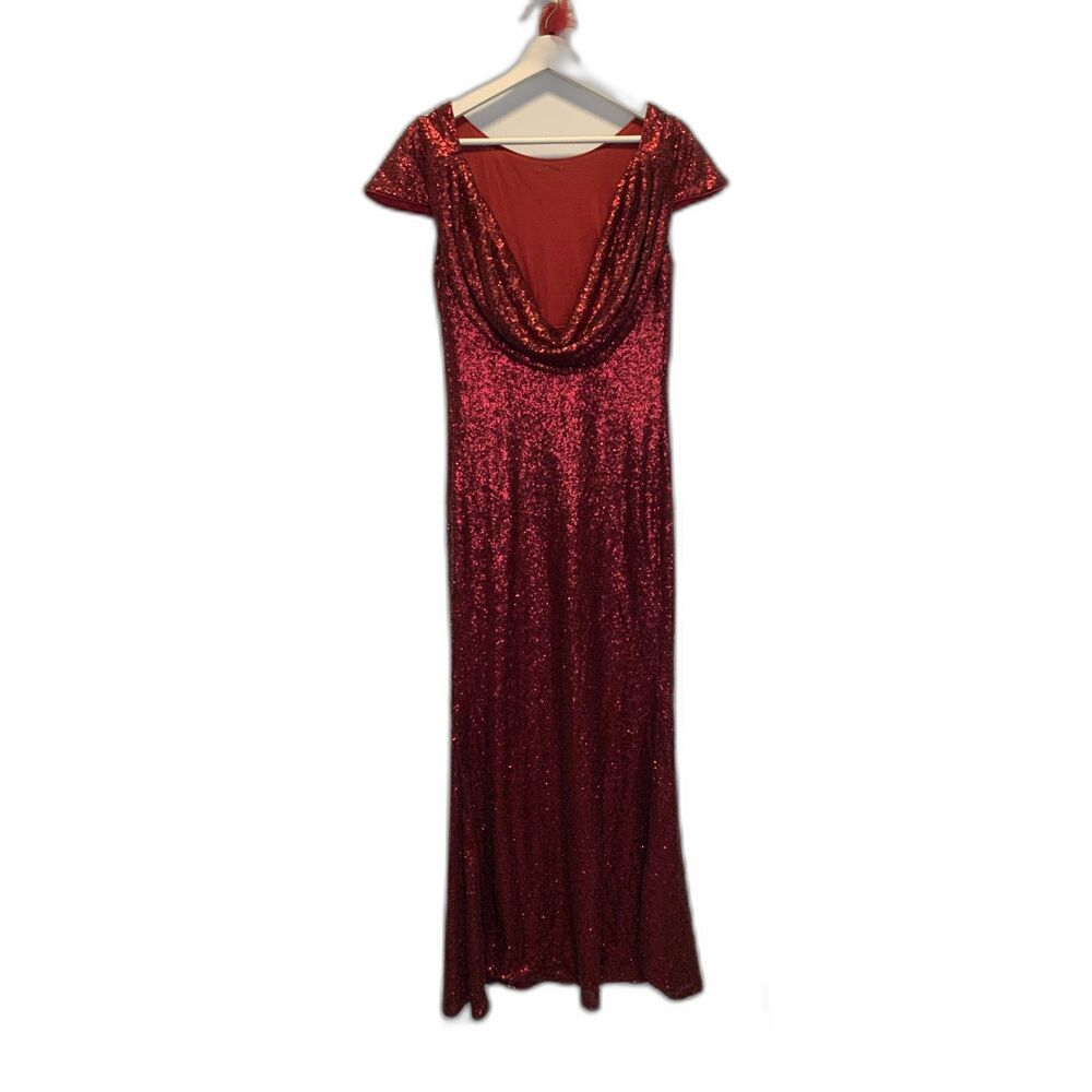 Cowl Back Prom/Evening/Wedding Guest/ Bridemaid Dress